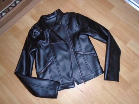 Bunda křivák koženková vel 164, 164