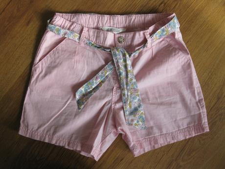 Kraťasy s páskem, h&m,140