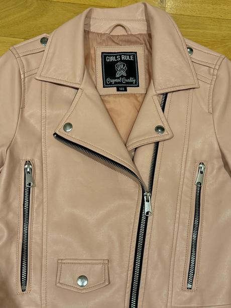 Dětská koženková bunda (křivák), c&a,140