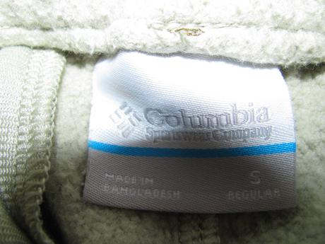 Bavlněné sv.zelené tepláky columbia unisex, columbia,s