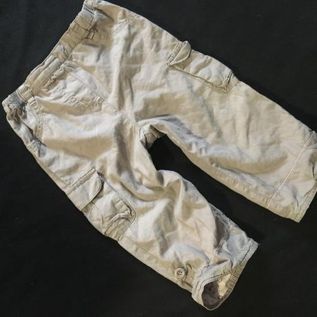 Vel. 80 plátěné kalhoty s podšívkou, 80