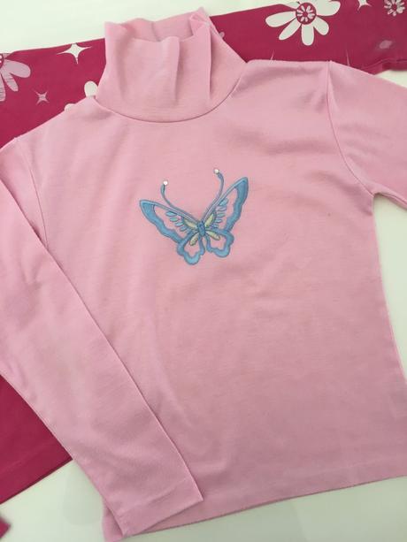 Dívčí trička dlouhý rukáv 3 ks (8 - 10 let), 134