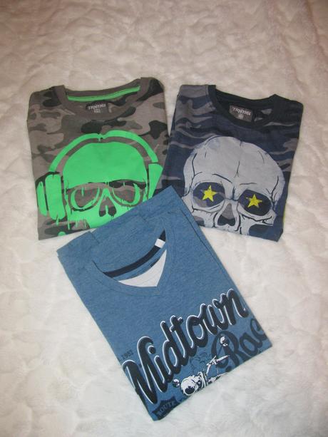 3x tričko, terranova,128
