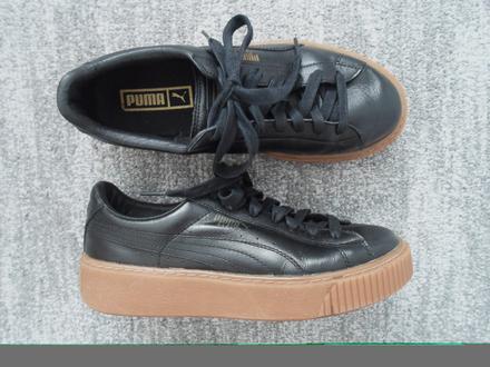 Černé boty tenisky botasky puma, puma,39