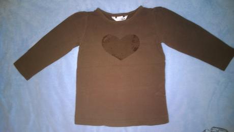 2 x tričko dlouhý rukáv, ham, okay, h&m,92