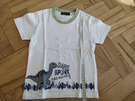 Bílé tričko s dinosaurem, 104