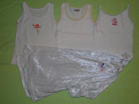 4ks balík - 3x košilka / tílko + župan v.98, 86–98