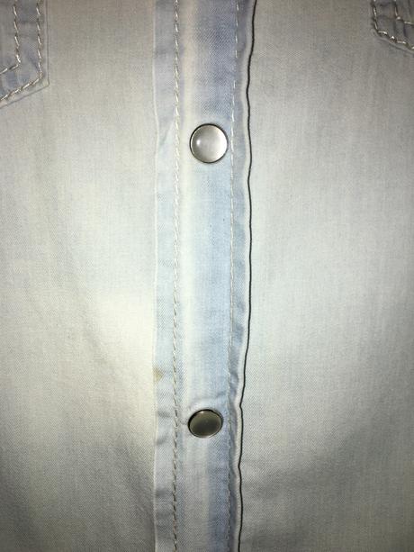 Modrá riflová/džínová košile amisu, amisu,xs