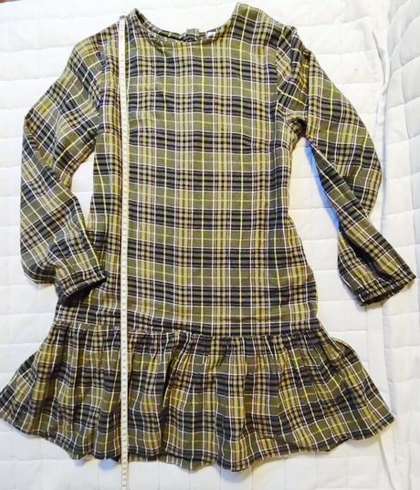 Zelené kárované šaty, coccodrillo,146