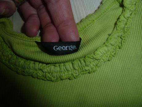 Letní žebrované pružné tílko, george,98