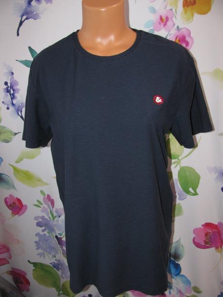 Dámské tmavě modré bavlněné tričko, l