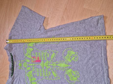 Tričko s kr.rukávem šedé kostra rebel, 122