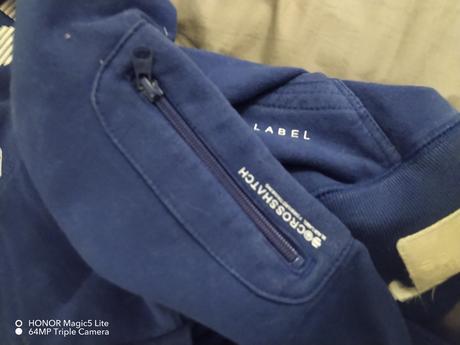 Teplá mikina crosshatch vel.m-l, l