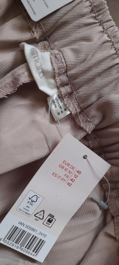 Esmara elegantní kalhoty s ozdobnými knoflíčky, esmara,40