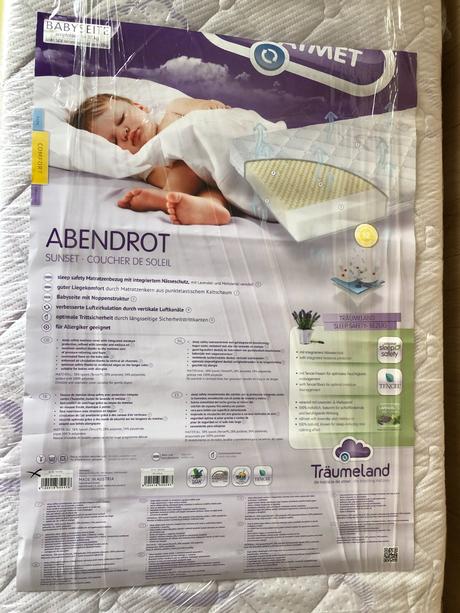 Dětská matrace abendrot 60x120 cm - träumeland, šířka (cm): 60,délka (cm): 120