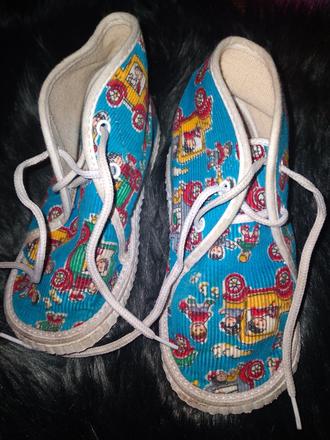 Dětské papuče auta vel. 23, vn.stélka 15 cm, 23