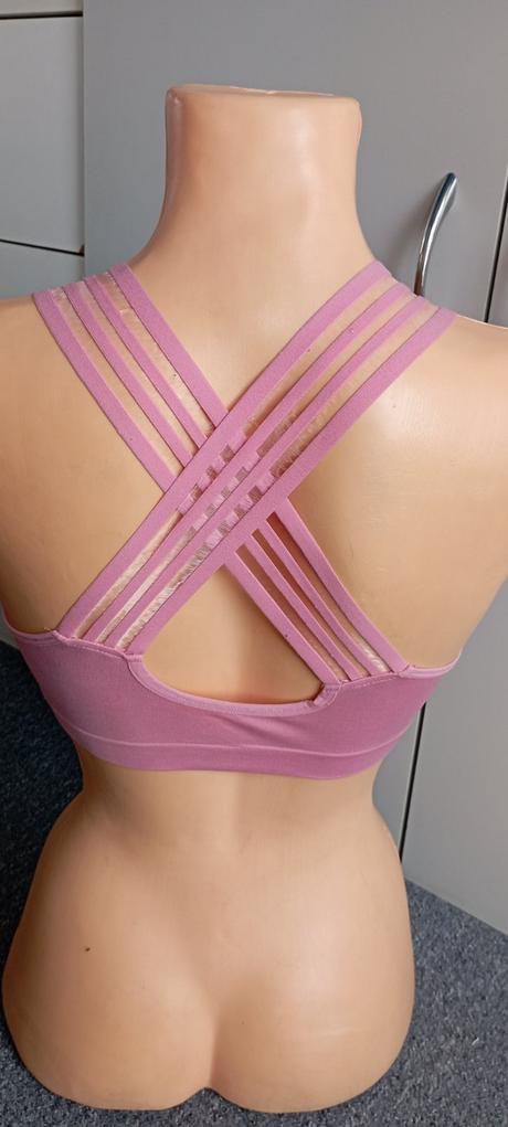 Růžové bolérko - podprsenka vel."s/m", s