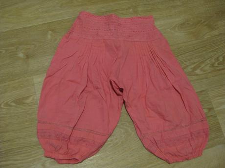 Krásné haremové plátýnkové 3/4 s krajkou, next,104