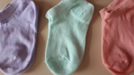 3 páry ponožky letní kotníkové, 92