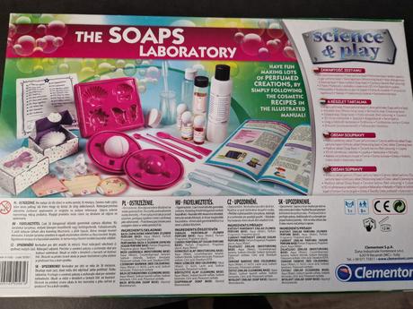 Sada na vyrábění šumivych koulí a koupelovych soli, 