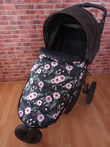 Květinkový zateplený nánožník,