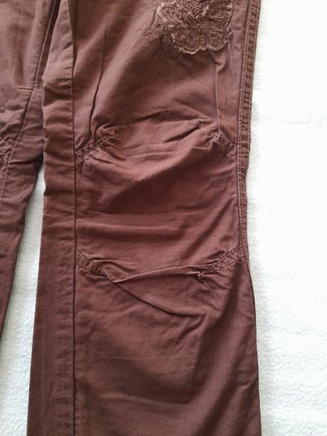 Podšité plátěné kalhoty, caa, vel 128, c&a,128