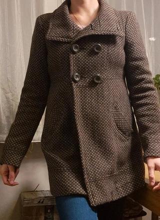 Dámský zimní kabát bershka vel. m/l, bershka,m