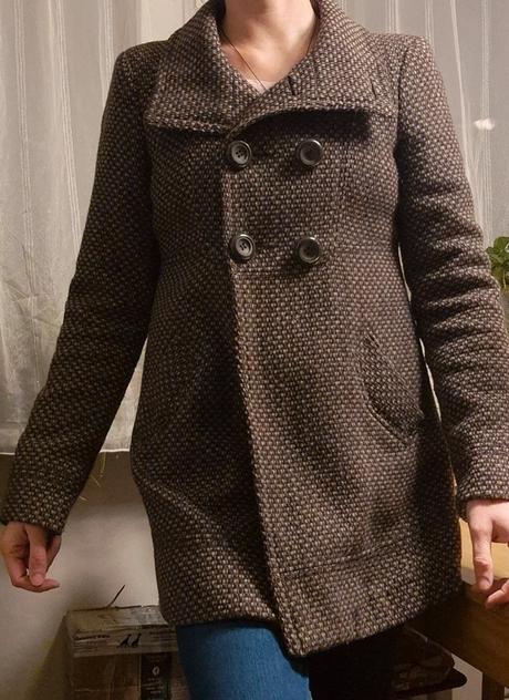 Dámský zimní kabát bershka vel. m/l, bershka,m