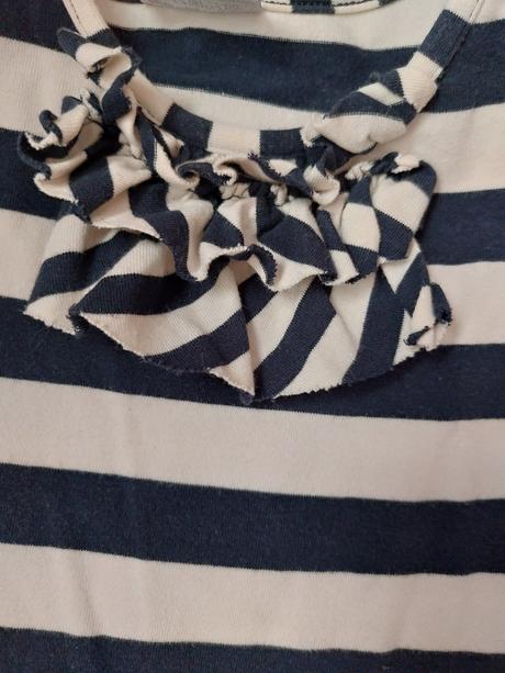 Šaty modro - bílé, 92