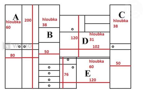 Dětská stěna do pokojíčku s koníky,