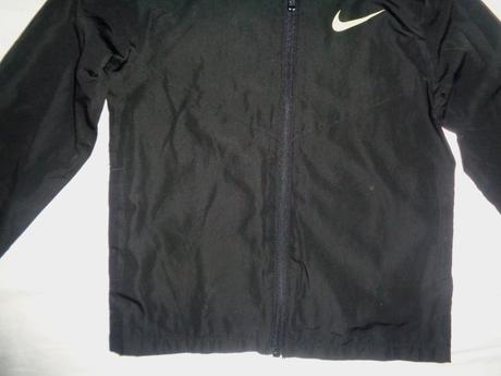 Černá šusťáková bunda nike 5-6 let, nike,116