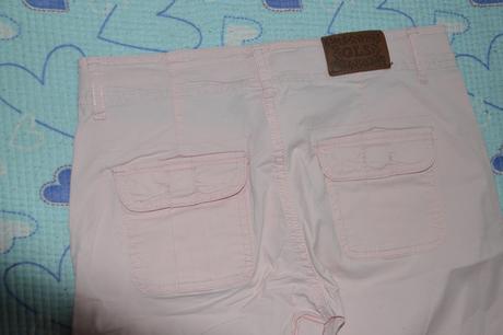 Letní plátěné kalhoty, barva sv. růžová, zara,152