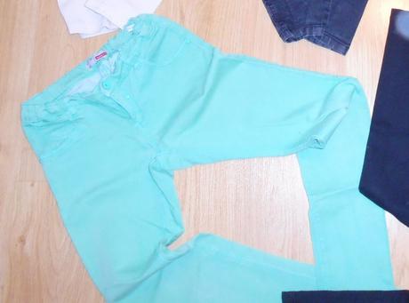 Dívčí kalhoty vel.146,152 a 158               3ks, 146