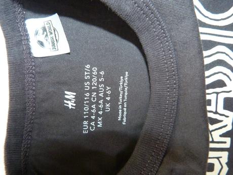 Hm bavlněné tričko vel. 110/116, h&m,116