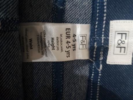 Dívčí sukně značky f&f, vel.4-5 let (110cm), f&f,110
