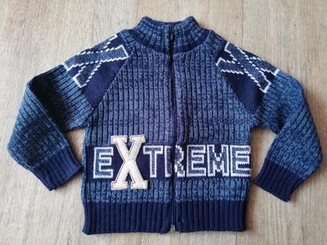 Svetr pro chlapečka na zip vel.92/98, 92