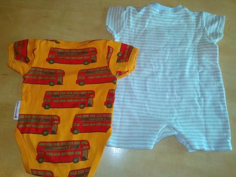 Body autobus, polodupačky vel. 3-6 měs., next,68