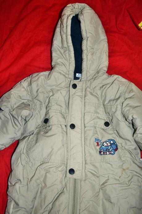 Silná zimní kombinéza s autem+ rukavice v.74, 74