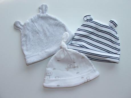 C835 dvouvrstvé chlapecké čepičky vel. 62, primark,62