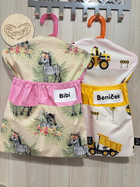 Kapsář nejen do školky + jmenovka,