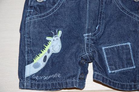 Džínové kraťásky s láclem, morris mouse,56