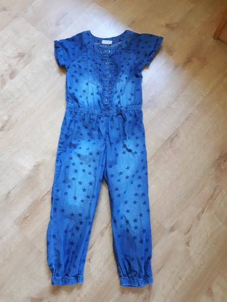 Luxusní hvězdičkový overal - odlehčená džínovina, next,110