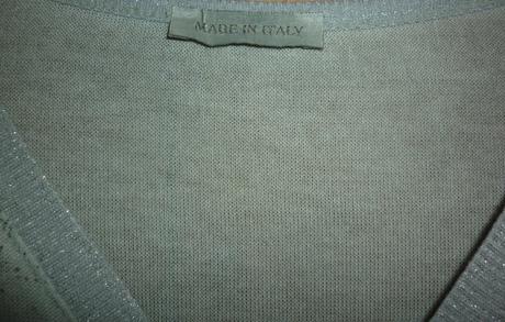 Dámská světle mentolově zelená blůza moda italia, m