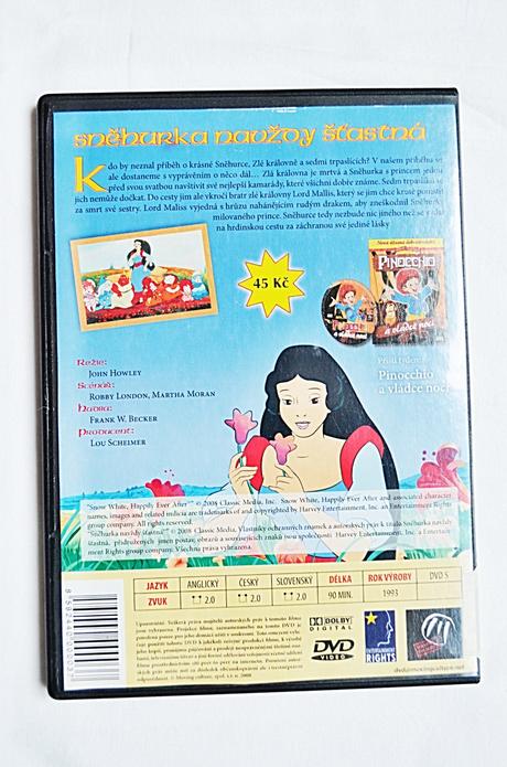 Dvd sněhurka, 