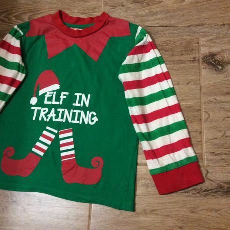 Bavlněné vánoční tričko ,,elf ve výcviku", 140