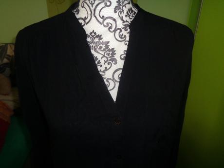 Dlouhá černá košile, terranova,l