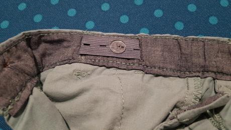 Plátěné kraťásky zelenkavé, 128, l.o.g.g.,128