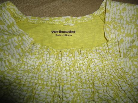 Triko/tunička vertbaudet, vel. 4/5 let, vertbaudet,104