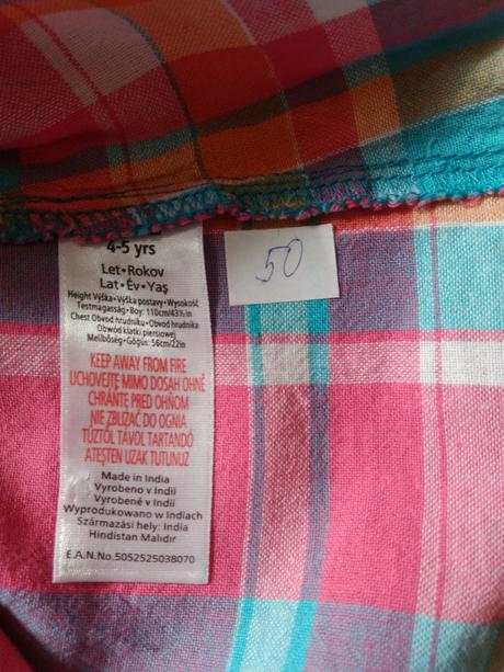 6 x košile / halenka, vel 110/116, caa, faf atd, c&a,110