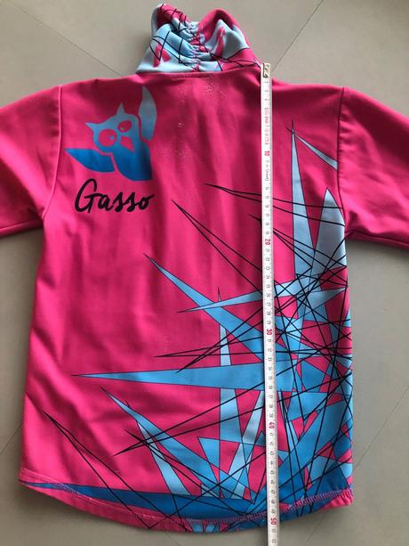 Funkční mikina gasso stojáček růžová 128cm 6-7let, 128